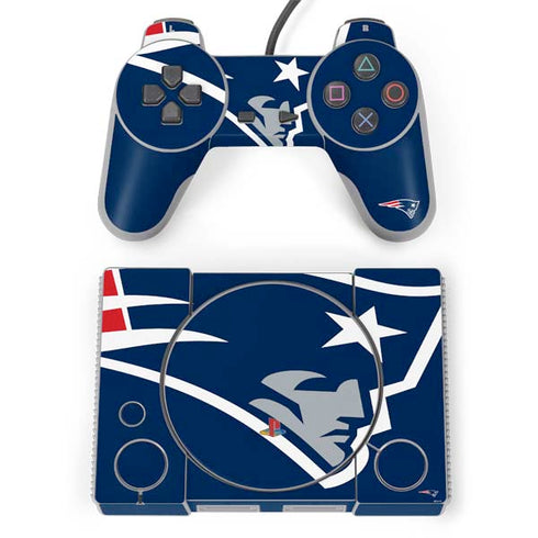 NFL New England Patriots Large Logo PlayStation Classic Bundle Skin